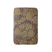 William Morris Wijnstok Druivenrood Groene Kunst Badmat (Voorkant Verticaal)