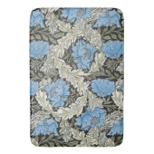 William Morris Wild Blue Poppies Badmat (Voorkant Verticaal)