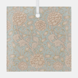 William Morris Wild Tulip Bloemen Ontwerp Glas Ornament