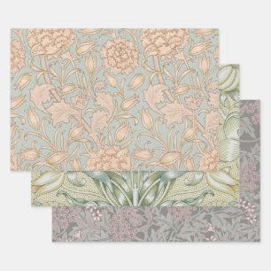 William Morris Wild Tulip Bloemen Ontwerp Inpakpapier Vel