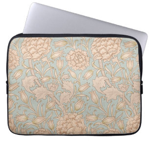 William Morris Wild Tulip Bloemen Ontwerp Laptop Sleeve