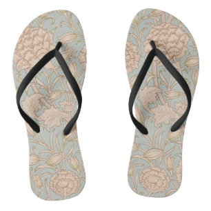 William Morris Wild Tulip Bloemen Ontwerp Teenslippers