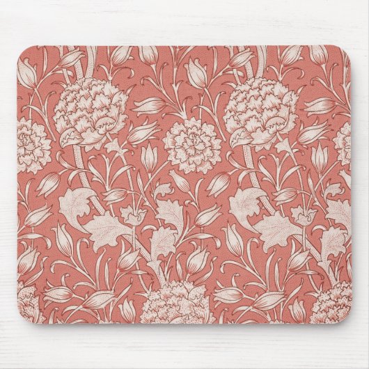 William Morris Wild Tulip Classic Victoriaans ontw Muismat (Voorkant)