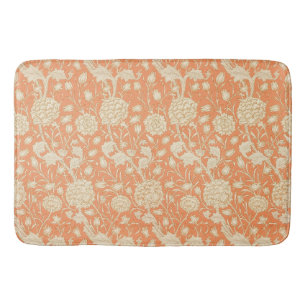 William Morris Wilde Tulp Oranje Bloemmotief Kunst Badmat