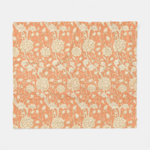 William Morris Wilde Tulp Oranje Bloemmotief Kunst Fleece Deken