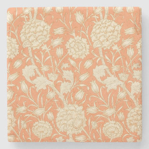 William Morris Wilde Tulp Vintage Bloempatroon Stenen Onderzetter