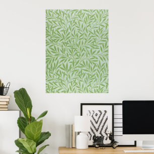 William Morris Wilg Bloem Klassiek Groen Poster