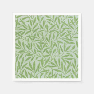 William Morris Wilg Bloem Klassiek Groen Servet