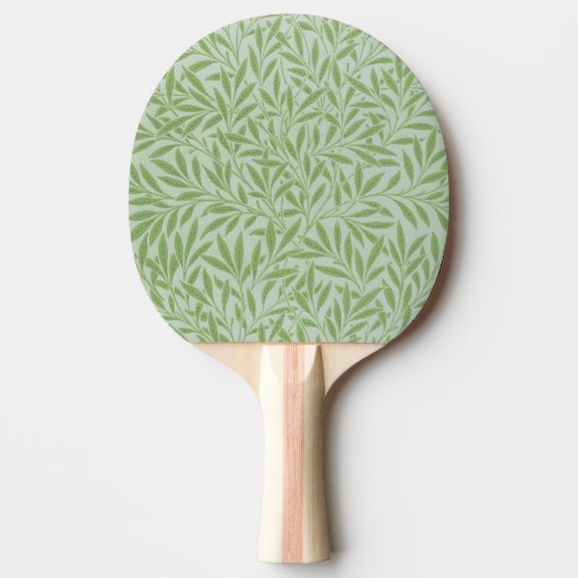 William Morris Wilg Bloem Klassiek Groen Tafeltennisbatje (Voorkant)