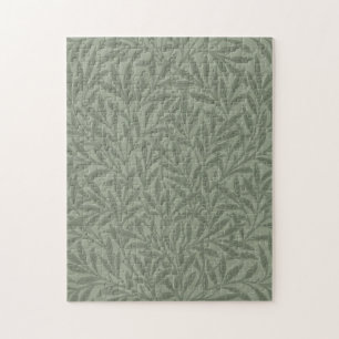 William Morris Wilgenpatroon Antiek Saliegroen Legpuzzel