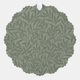 William Morris Wilgenpatroon Antiek Saliegroen Ornament Kaart