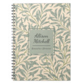 William Morris Wilgentak Elegante Botanische Notitieboek (Voorkant)