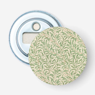 William Morris Wilgentak Tuin Bloem Klassieker Button Flesopener