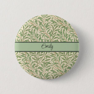 William Morris Wilgentak Tuin Bloem Klassieker Ronde Button 5,7 Cm