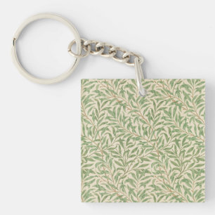 William Morris Wilgentak Tuin Bloem Klassieker Sleutelhanger