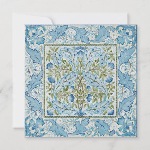 William Morris & Wilhelmina Style Prints Bedankkaart