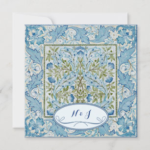 William Morris & Wilhelmina Style Prints Bedankkaart