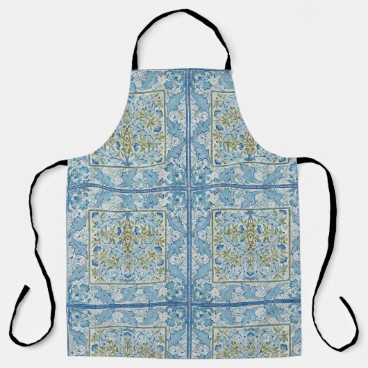 William Morris & Wilhelmina Style Prints Schort (Voorkant)