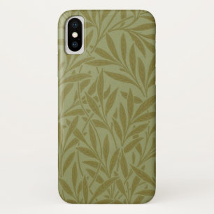 William Morris Willow Antiek Green Leaf Vine Art iPhone X Hoesje