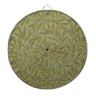 William Morris Willow Antiek Green Leaf Vine Art Dartbord