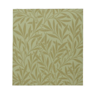 William Morris Willow Antiek Green Leaf Vine Art Notitieblok