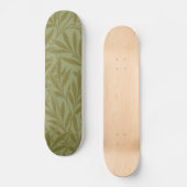 William Morris Willow Antiek Green Leaf Vine Art Skateboard (Voorkant)