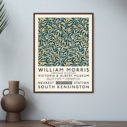 William Morris Willow Bough Art Exhibition Print