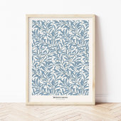 William Morris Willow Bough Blue Art Exhibit Print