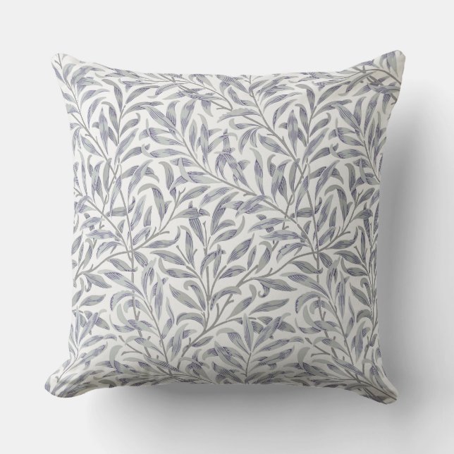 William Morris Willow Bough Blue Kussen (Voorkant)