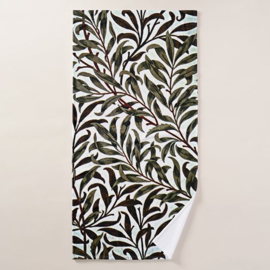 William Morris - Willow Bough, célèbre motif, (Serviette de bain)