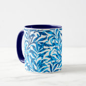 William Morris Willow Bough, Cobalt Blue & White Mok (Voorkant links)