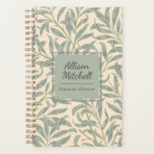 William Morris Willow Bough Elegant Botanical Planner (Voorkant)