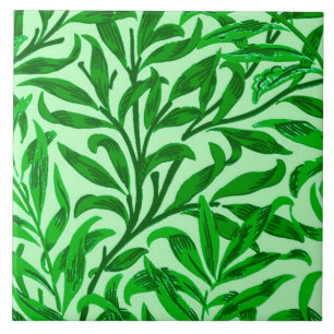 William Morris Willow Bough, Emerald Green Tegeltje