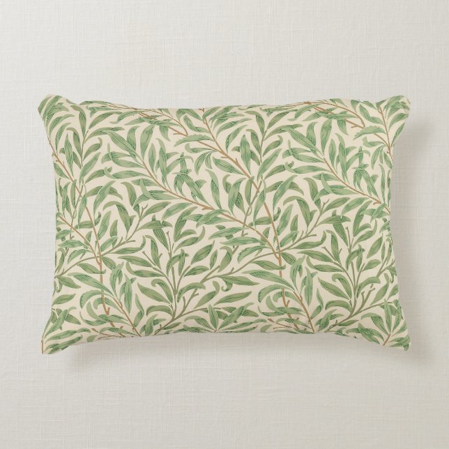 William Morris Willow Bough Garden Flower Classic Accent Kussen (Voorkant)