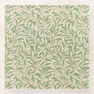 William Morris Willow Bough Garden Flower Classic Glazen Onderzetter