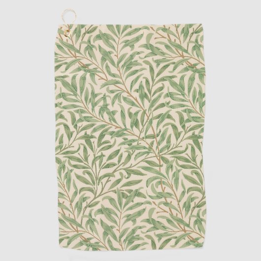 William Morris Willow Bough Garden Flower Classic Golfhanddoek (Voorkant)