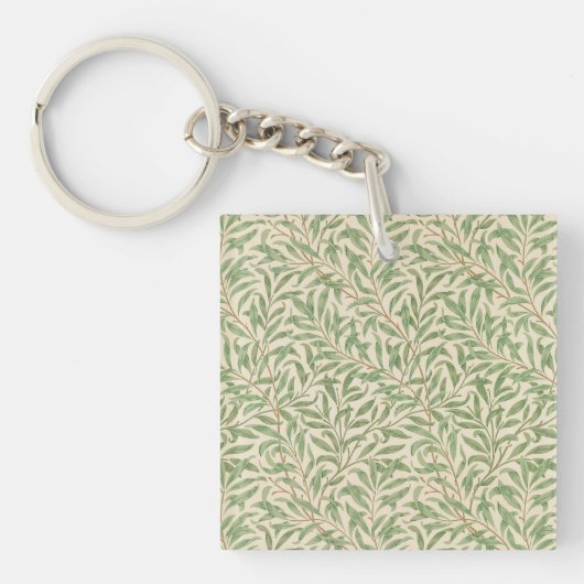 William Morris Willow Bough Garden Flower Classic Sleutelhanger (voorkant)