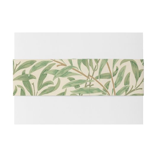 William Morris Willow Bough Garden Flower Classic Uitnodigingen Wikkel (Achterkant Voorbeeld)