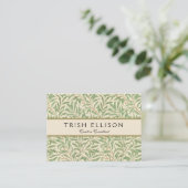 William Morris Willow Bough Garden Flower Classic Visitekaartje (Staand voorkant)