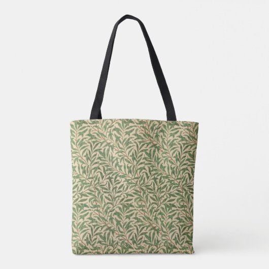 William Morris Willow Bough Green Willow Leaves Draagtas (Achterkant)