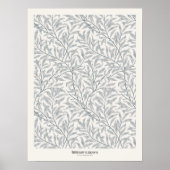 William Morris Willow Bough Grey Art Exhibit Print (Voorkant)