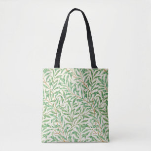 William Morris. Willow Bough.  groen Draagtas