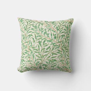 William Morris. Willow Bough.  groen Kussen