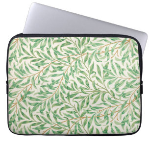 William Morris. Willow Bough. groen Laptop Sleeve