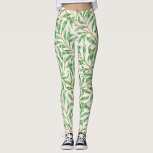 William Morris Willow Bough.  groen Leggings