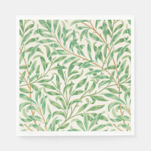 William Morris. Willow Bough.  groen Servet