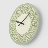 William Morris Willow Bough Vintage Patroon Muur Grote Klok (Hoek)