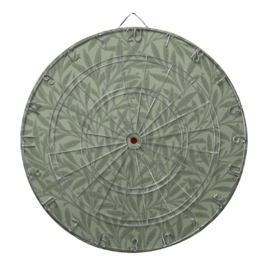 William Morris Willow Flower Classic Dartbord (Voorkant)