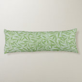 William Morris Willow Flower Classic Green Lichaamskussen (Achterkant)