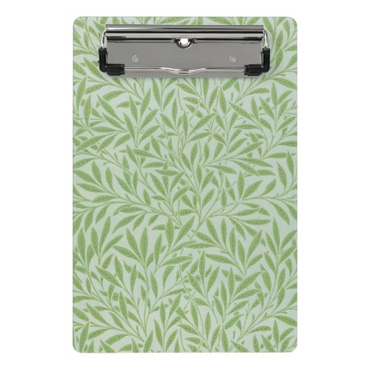 William Morris Willow Flower Classic Green Mini Klembord (Voorkant)